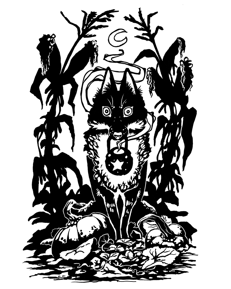 Night Wolf - Indie Art Print