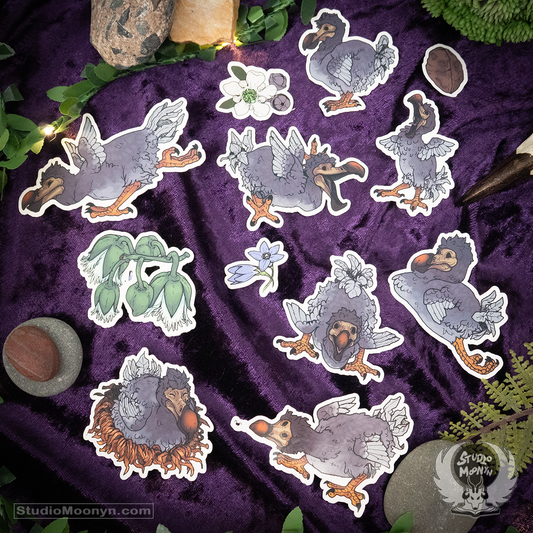 Dodo Bird - Indie Art Sticker Set