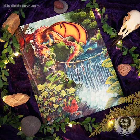 Forest Festival - Indie Fantasy Art Print